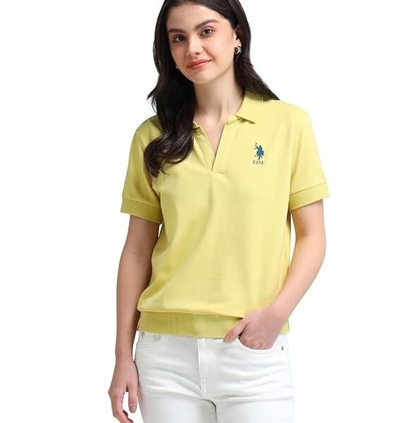 U.S. POLO ASSN. Women's Solid Relaxed Fit T-Shirt