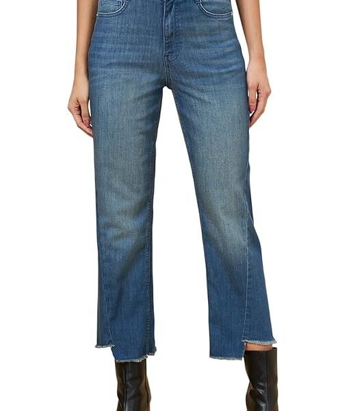 SF JEANS by Pantaloons Women's Straight Fit Jeans (110147802007_Tint Indigo_28)