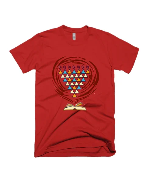 Saraswati - Red - Unisex Adults T-shirt